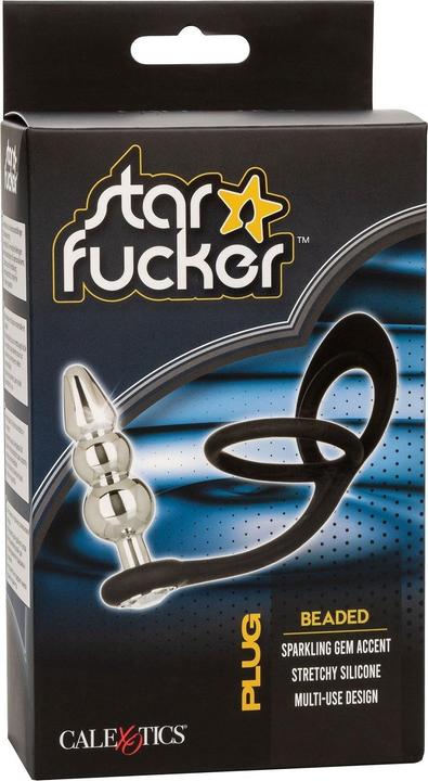 Actual product image CalExotics California Exotics Star Fucker Beaded Plug (17.75 cm)