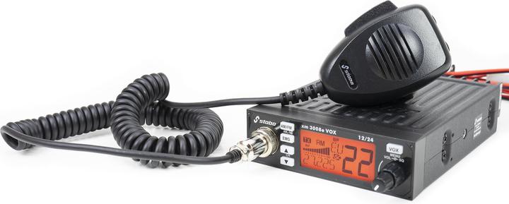 Produktbild Stabo CB-Funkgerät XM 3008E AM-FM, 12-24V, VOX, ASQ