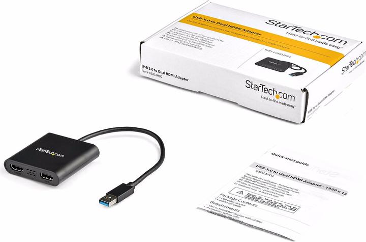 Produktbild StarTech USB32HD2 (HDMI, 31.50 cm)