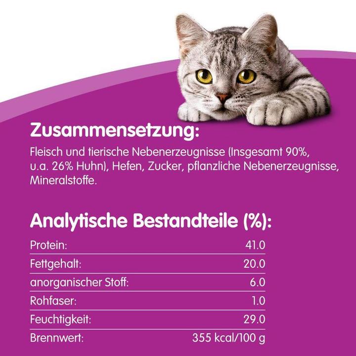 Produktbild Whiskas STICKS Packung Reich an Huhn (Adult, 14 Stk., 36 g)