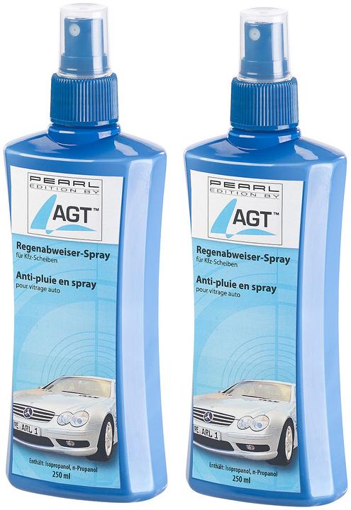 Produktbild AGT 2er-Set Regenabweiser-Spray für Kfz-Scheiben