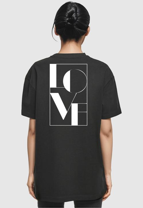 Actual product image Merchcode Ladies Love Oversized Boyfriend Tee - 118331 (4XL)