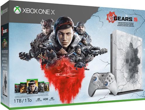 Actual product image Microsoft Xbox One X + Gears 5 Limited Edition (Maracas)
