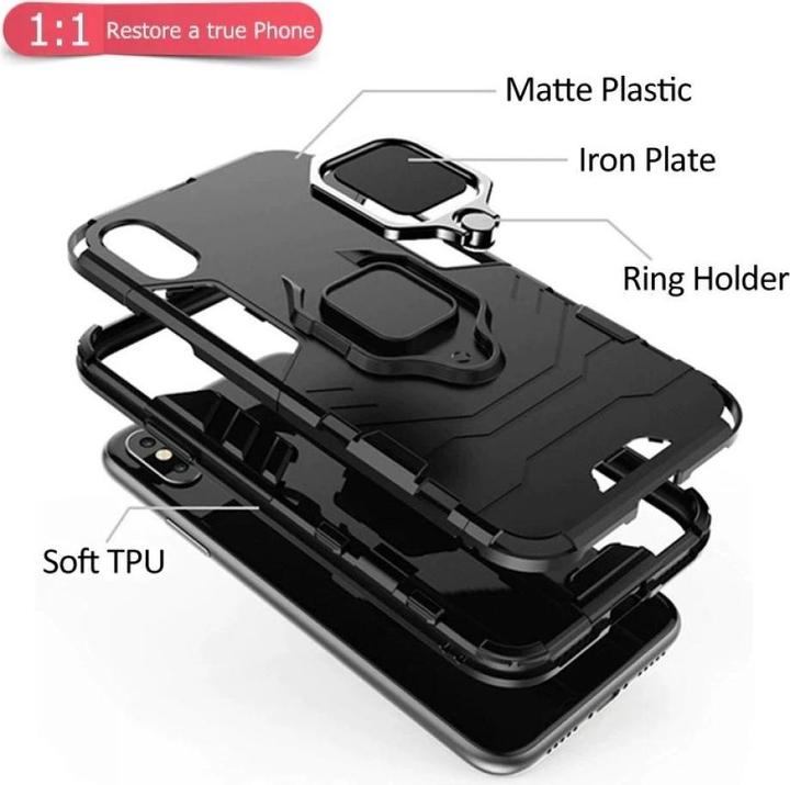 Actual product image Screenguard RingCase Anti-Shock Oppo Find X3 Neo Cover (Oppo Find X3 Neo)