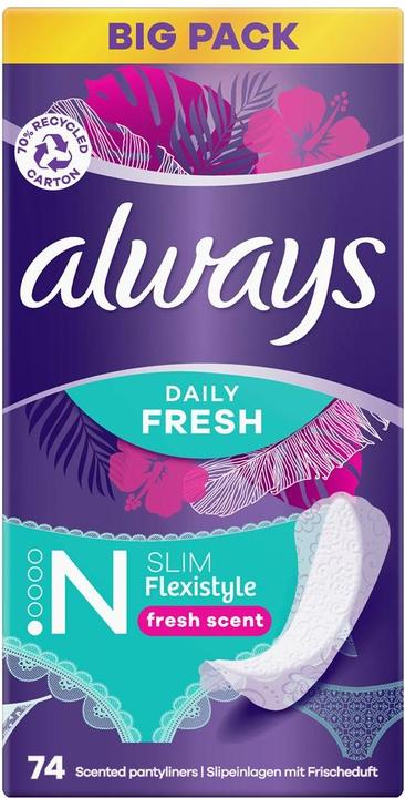 Immagine prodotto Always Daily Fresh (74 x, Fodere per mutande)