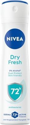 NIVEA Dry Fresh Antiperspirant Spray 72h 150ml (Spray, 150 ml)