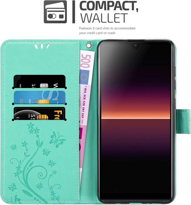 Immagine prodotto Cadorabo Custodia per Sony Xperia L4 Flower Book (Sony Xperia L4)