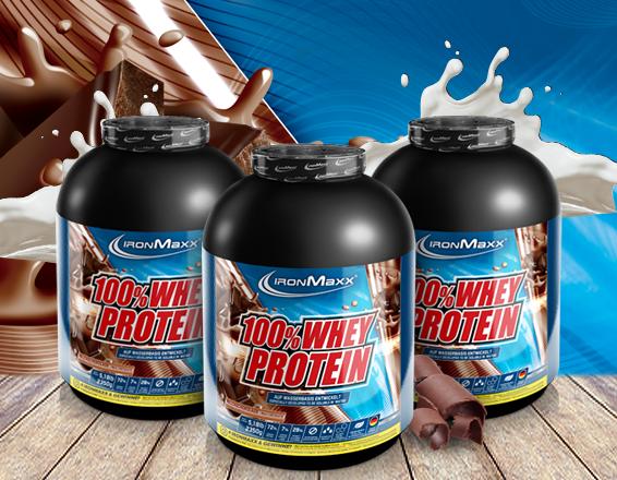 Actual product image IronMaxx 100% Whey Protein (Dark Ecuador Chocolate, 1 pcs., 2350 g)