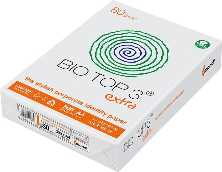 Bio Top 3 extra, 1 Packung à 500 Blatt (80 g/m², 500 x, A4)