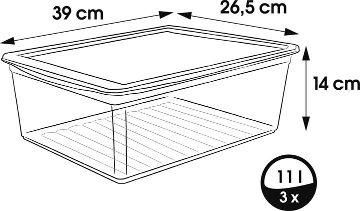 Actual product image keeeper Bea (39 x 26.5 x 14 cm, 11 l)