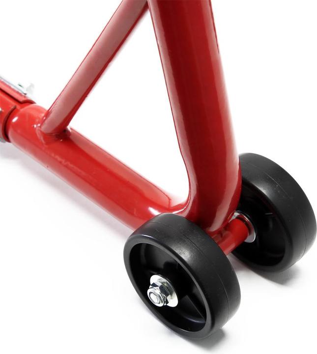 Actual product image Wiltec Motorcycle stand front rear 1000lbs (450kg) wheel stand swingarm spoollift paddock