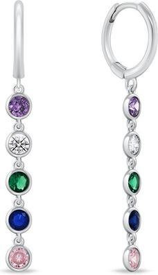 Immagine prodotto Brilio Argento - Bellissimi orecchini in argento con zirconi colorati EA861W