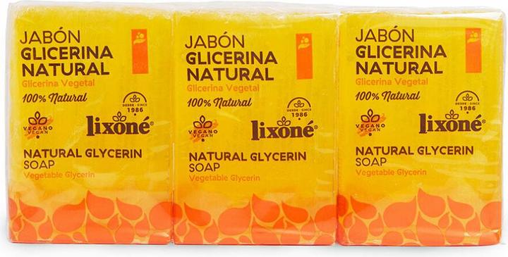 Lixone GLICERINA NATURAL jabón piel sensible 3 x 125 gr