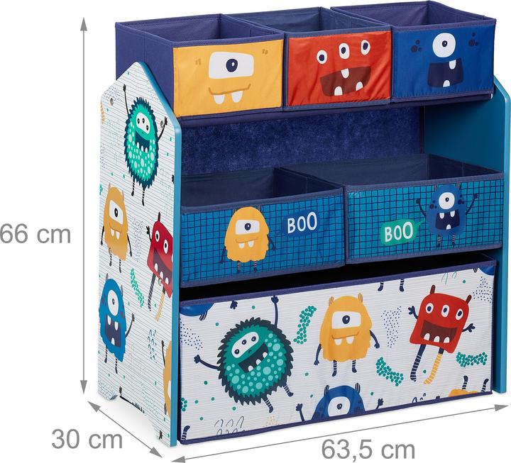 Image du produit Relaxdays Étagère pour enfants