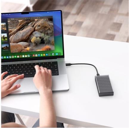 Image du produit LMP DataFlash USB4 SSD,enclosure for NVMe PCIe SSD USB4 (2.5")