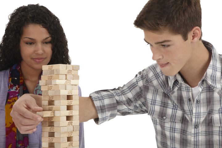 Actual product image Hasbro Gaming Jenga Classic (German, French, Italian)