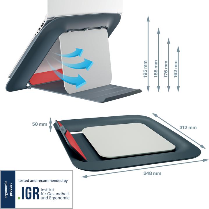 Image du produit Leitz Support pour ordinateur portable Ergo Cosy