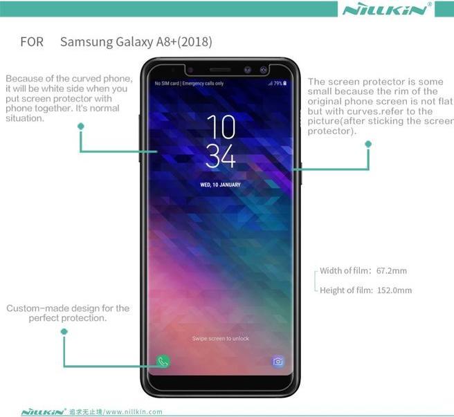 Produktbild Nillkin Matte Series (1 Stück, Samsung Galaxy A8+)