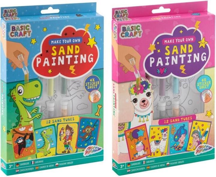 Immagine prodotto Default DIY sand painting, 4 ark og 12 flasker s