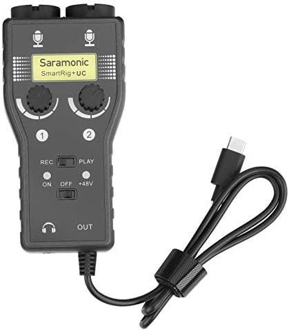 Actual product image Saramonic SmartRig + UC audio adapter with USB-C connector - two channels