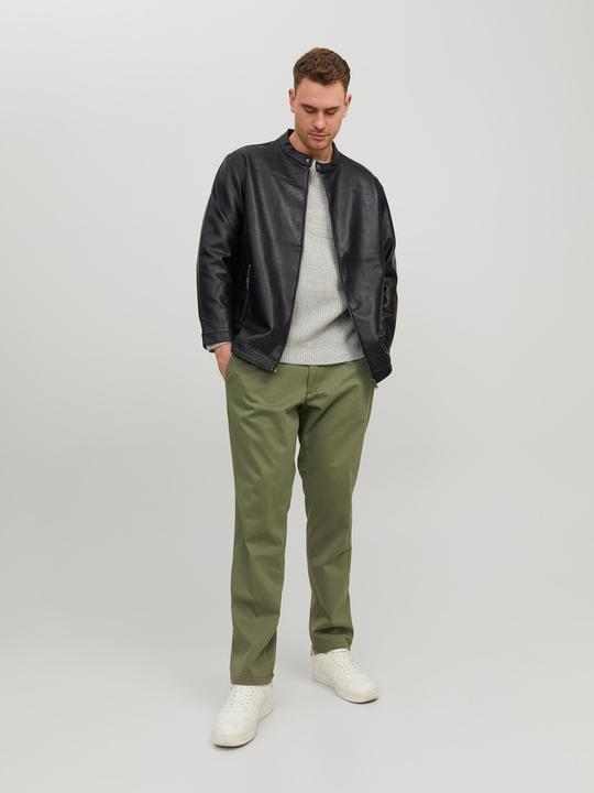 Immagine prodotto Jack & Jones Giacca in ecopelle a taglie forti (6XL)