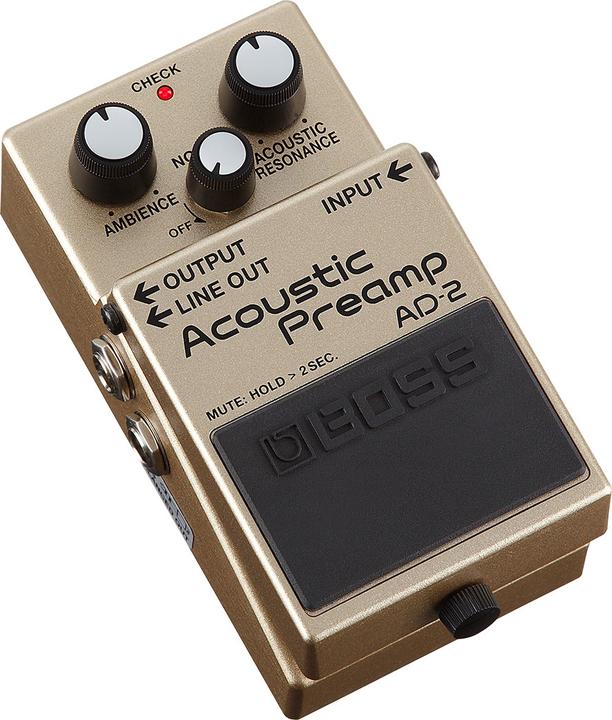 Actual product image BOSS AD-2 Preamp effect unit for acoustic guitar