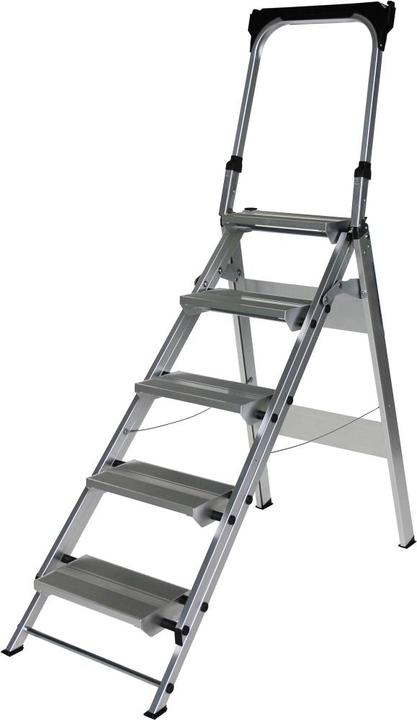 Produktbild Munk Klapptreppe mit Haltebügel 5 Stufen (Klapptritt, 139 cm)