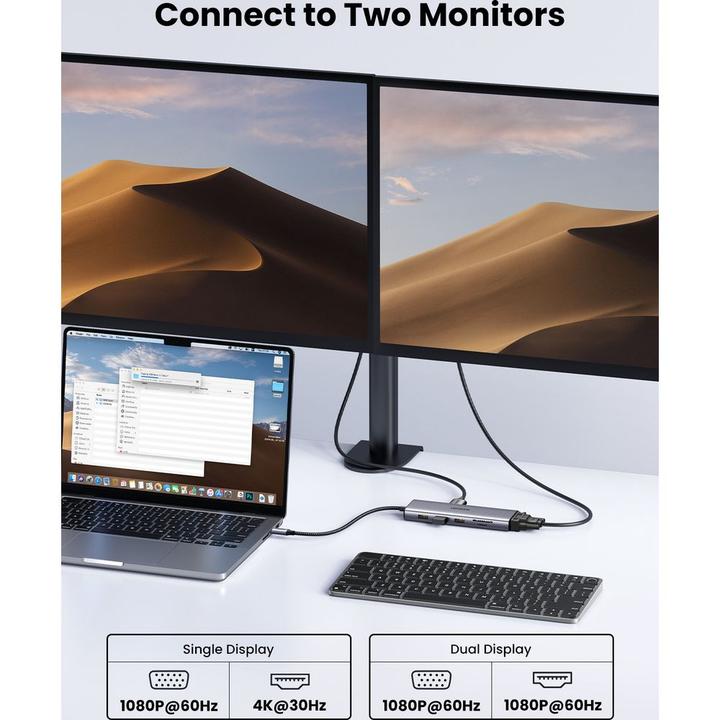 Actual product image Ugreen Hub (USB-C, 10 Ports)