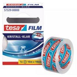 Image du produit tesa 8x tesafilm KRISTALL-KLAR, très transparent, résistant au vieillissement, avec forte adhérence (19 mm)