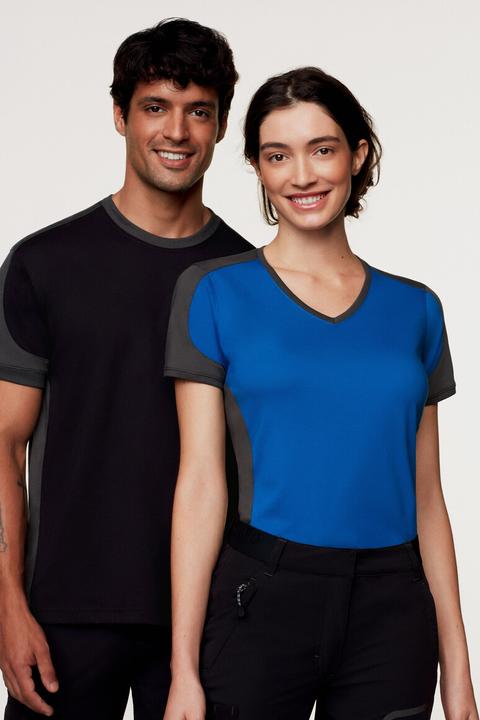 Produktbild Hakro V-Shirt Contrast MIKRALINAR® (XL)