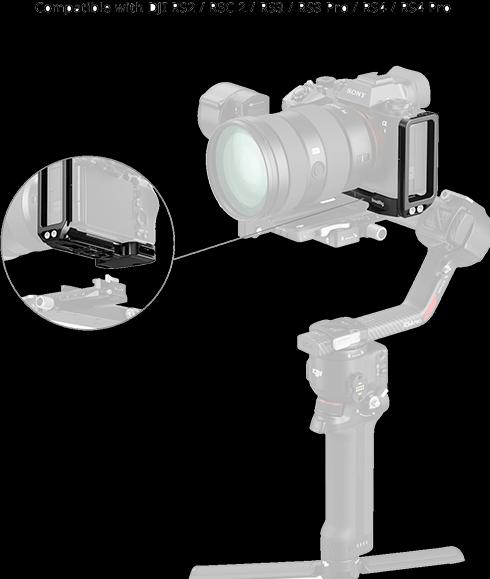 Actual product image SmallRig L-Shape Mount Plate for Sony Alpha 1 II / Alpha 9 III 5188