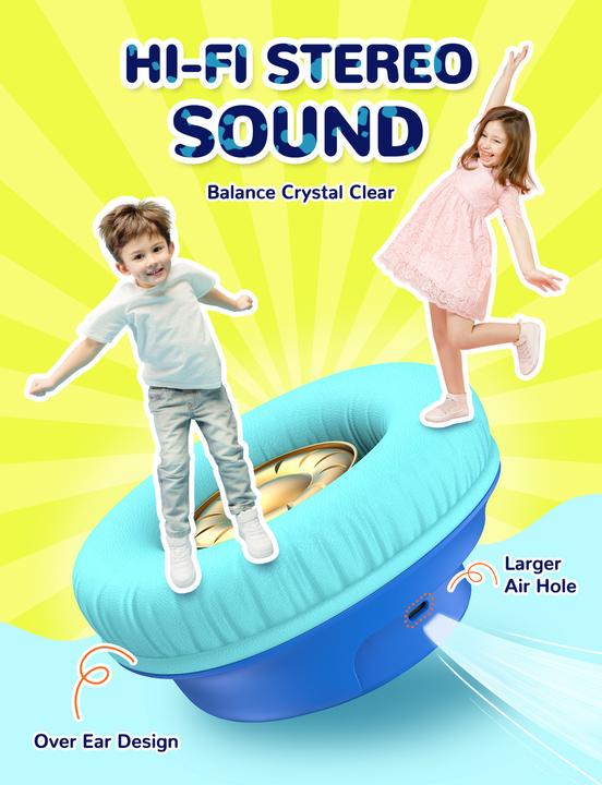 Immagine prodotto Iclever Headphone Kids BT & Cable LED
