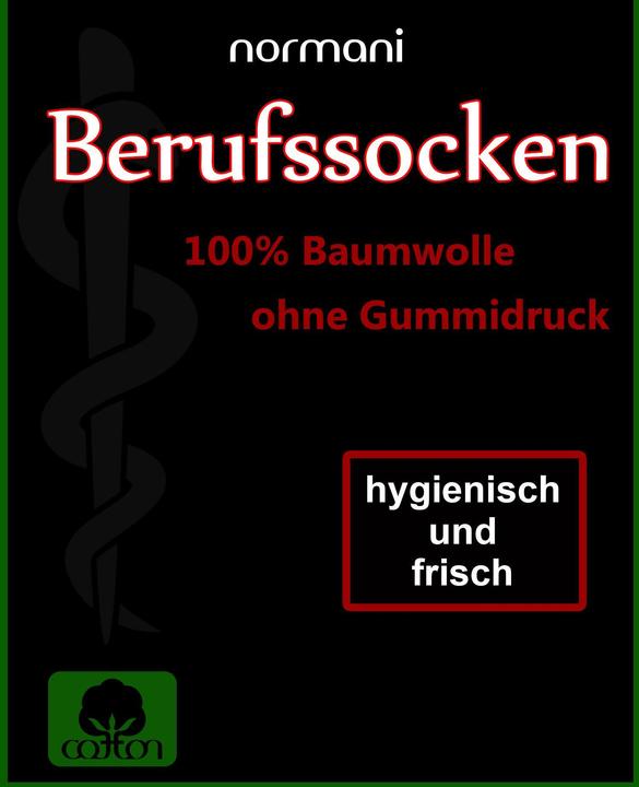 Produktbild Normani 10 Paar Berufssocken Ripp (10er Pack, 43 - 46)