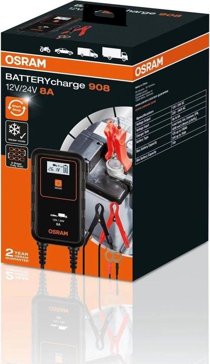 Immagine prodotto Osram 908 OEBCS908 (12V, 24V, 8 A)