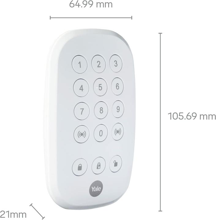 Actual product image Yale Sync Keyboard 200m
