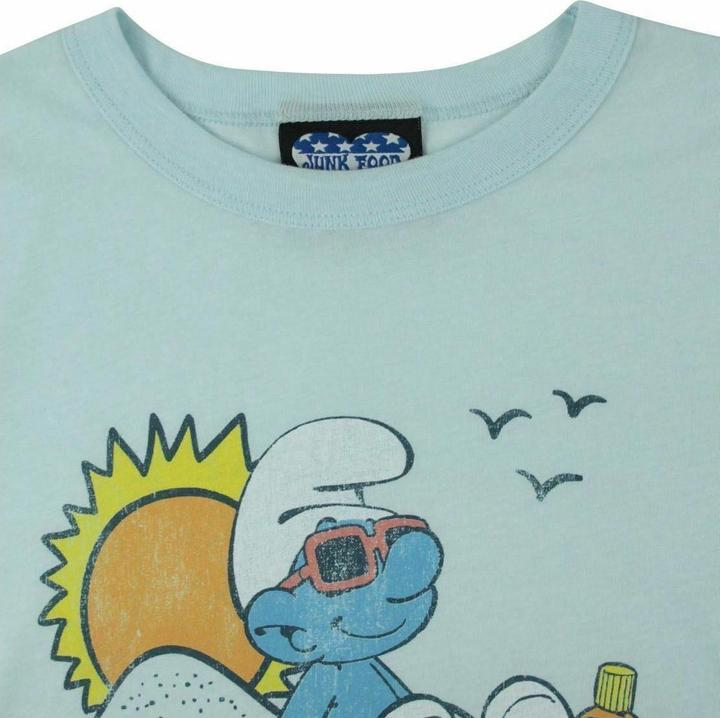 Actual product image Junk Food California Smurfin' Tshirt (L)