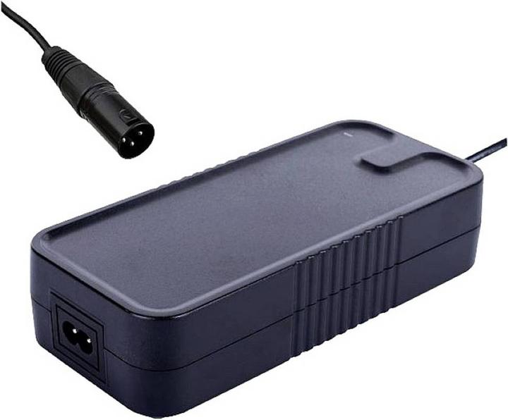 Akyga Netzteil 42V 4A 168W Cannon XLR männlich (E-Bike Akku Schutzhülle)
