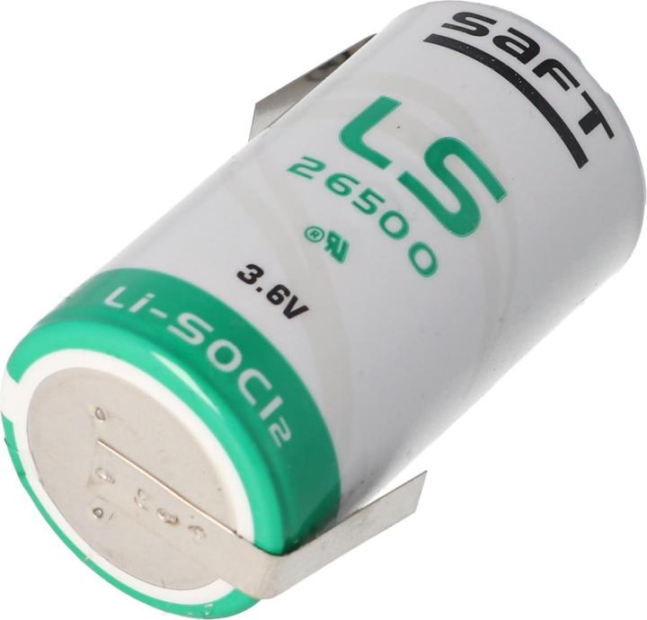 Produktbild Saft Batterie LS26500, C-Size mit Lötfahne Z-Form