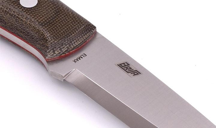 Image du produit Brisa Trapper 95 Elmax Green Micarta Scandi Firesteel (9.50 cm)