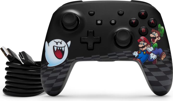 Actual product image PowerA Enhanced Wireless Controller for Nintendo Switch with Lumectra – Mario Peek-A-Boo (Switch)