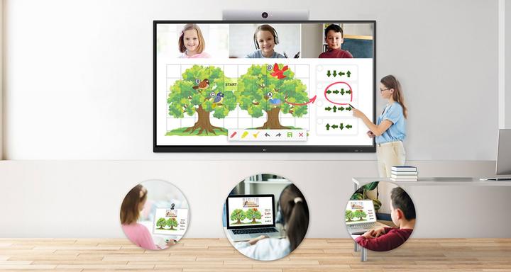 Produktbild LG Touch Display 75TR3DJ-B Multitouch (3840 x 2160 Pixel, 75")