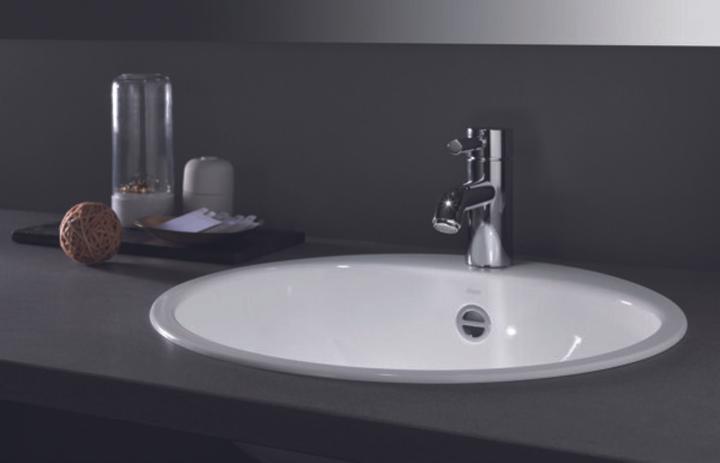Actual product image Alape built-in basin EW 3.2, round Ø 47,5cm, 2018000000, white (500 mm, 495 mm)