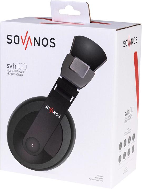 Immagine prodotto Sovanos SVH100-BK (Nessuna soppressione del rumore, Cablato)