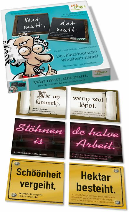 Actual product image Wat mutt, dat mutt - The Low German wisdom game (German)