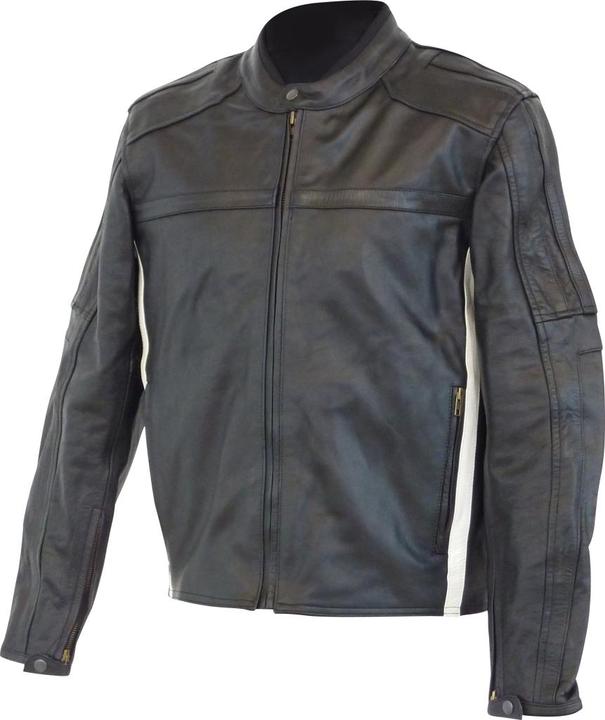 Produktbild Belo STALLION Lederjacke schwarz-weiss S (Herren, S)
