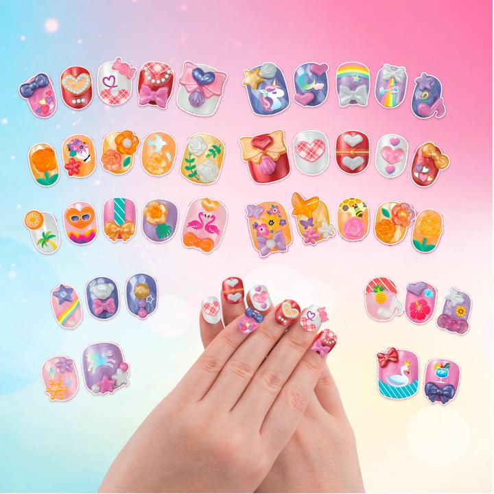Actual product image Epoch Fingernails Refill Set yellow/pink (Artificial nails, Multicoloured)