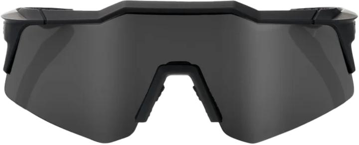 Actual product image 100% Glasses Speedcraft XS Soft Tact (Soft Tact Black, Smoke)