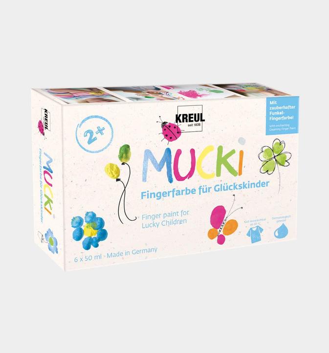 Produktbild Kreul Mucki Fingerfarbe für Glückskinder (Multicolor, 300 ml)