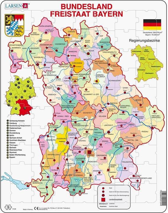 Produktbild Larsen Freistaat Bayern (70 Teile)