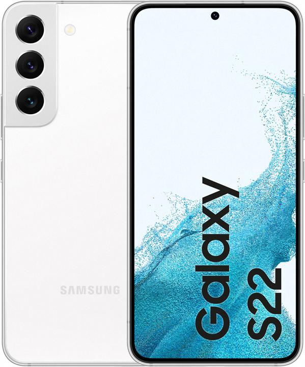 Samsung Galaxy S22 (128 GB, Phantom White, 6.10", Dual SIM, 50 Mpx, 5G)